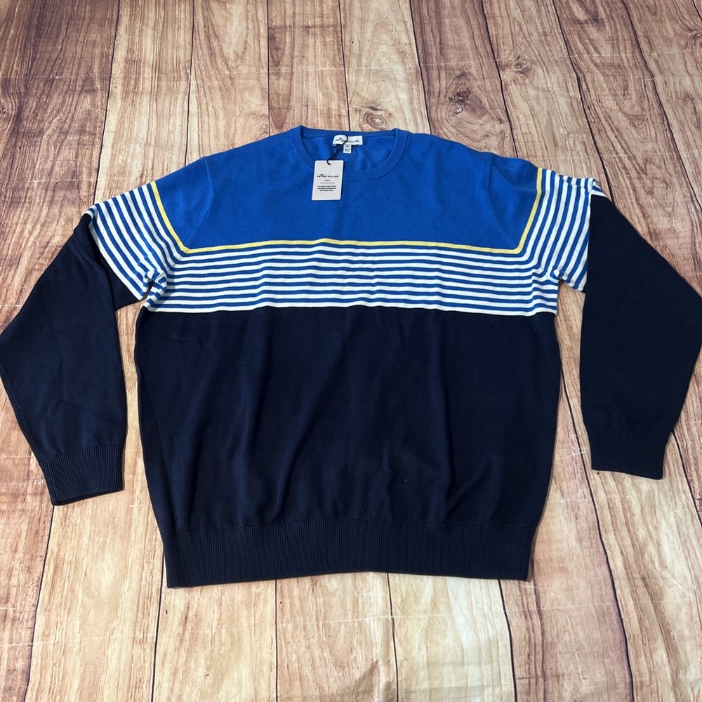 Peter Millar 30% Merino Wool Sweater Mens XL NBML Crewneck 1021D 01234781